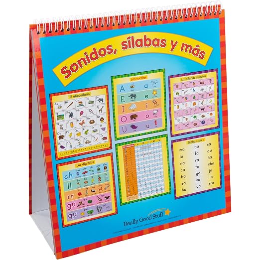 Really Good Stuff Spanish Sounds, Syllables & More Flip Chart by ReallyGoodStuff