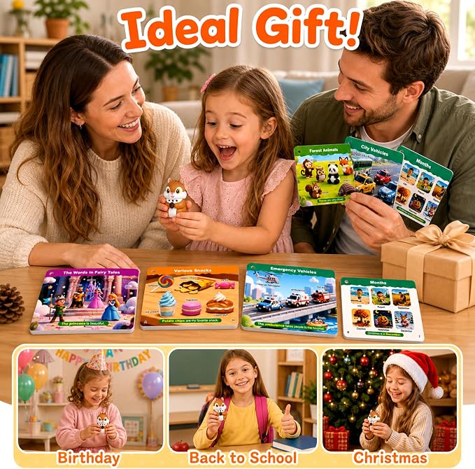 Phonics Flash Cards with Talking Pen, 112 Pages,56 3D Flash Cards,Ages 4-8 - Image 3