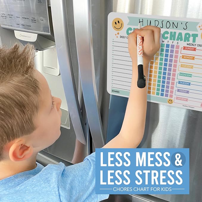 Magnetic Chore Chart for Kids Multiple Kids Chore Board for Home and School - Image 6