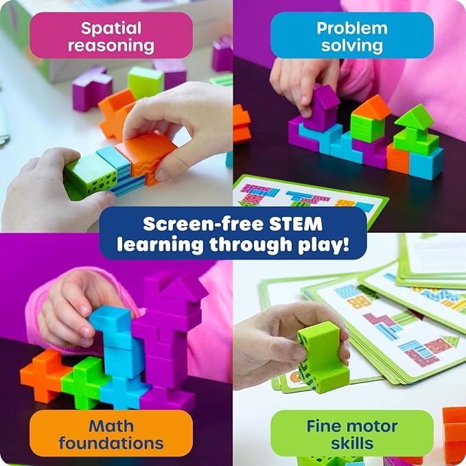 Learning Resources STEM Explorers Brainometry - 3D Puzzle Games for Kids, Kids Travel Games, Brain Teaser Puzzles, Pattern Memory Game, Brain Game Toys, Classroom Toys, 5 Year Old Boy and Girl Gifts - Image 5