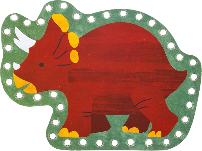 Stephen Joseph Lacing Cards, Dino - Image 3