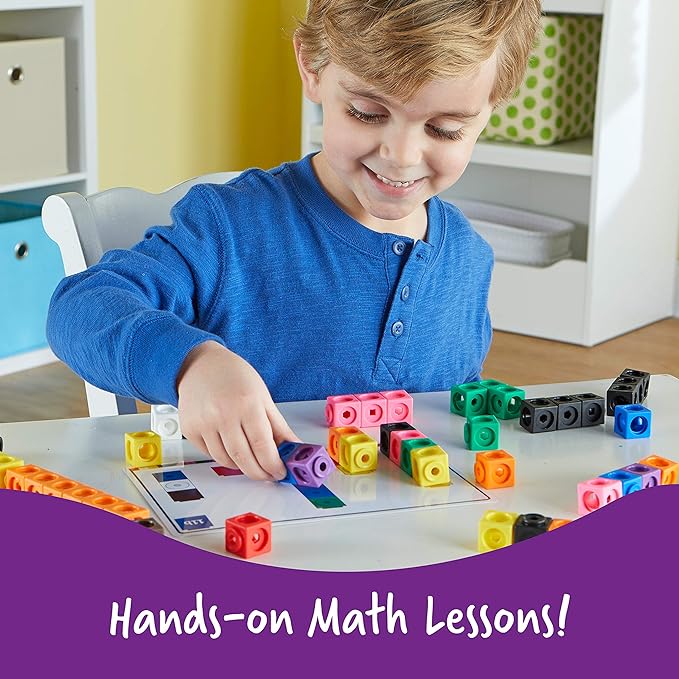 Learning Resources MathLink Cubes Early Math Activity Set - Image 2