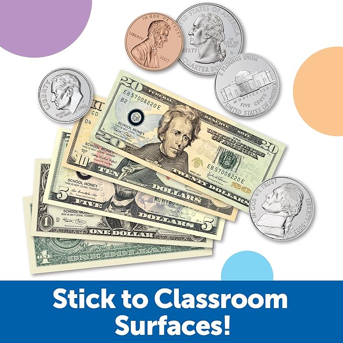 Learning Resources Double-Sided Magnetic Money - Image 5