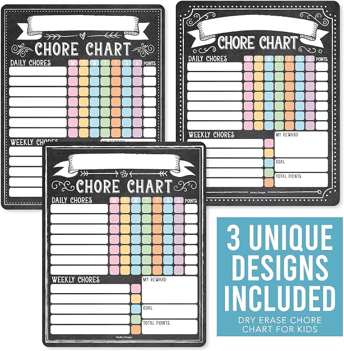 Magnetic Chore Chart for Kids Multiple Kids Chore Board for Home and School - Image 3