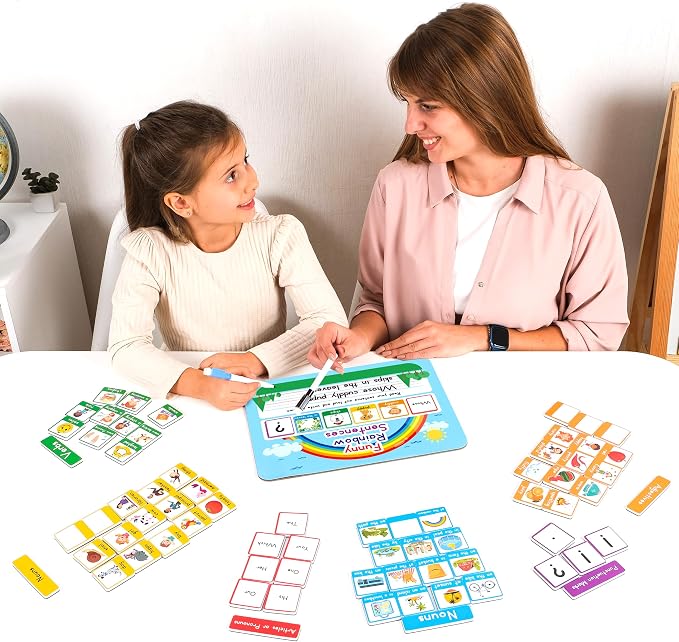 110 PCS Sentence Building Kit for Kids, Speech Speak Spell – Simply Magic - Image 6