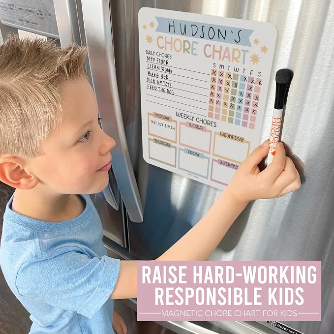 Magnetic Chore Chart for Kids Multiple Kids Chore Board for Home and School - Image 2