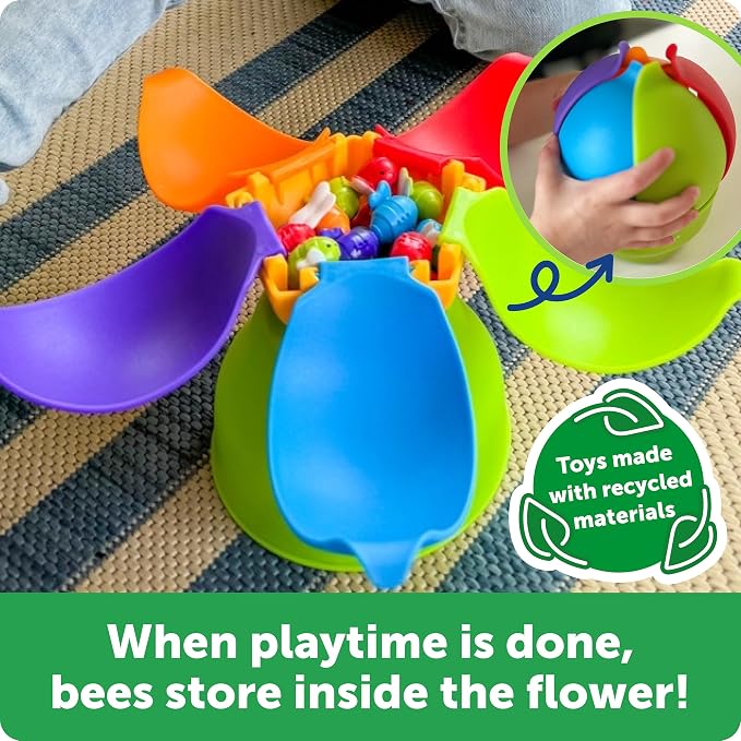 Learning Resources Blooming Balance Bees Fine Motor Sorting Set - Image 4