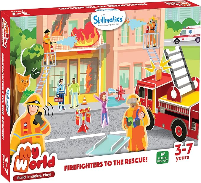 Skillmatics My World – Firefighters to the Rescue! STEM Building Playset - Image 5