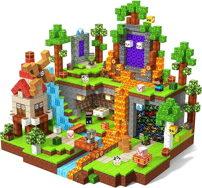 300PCS Magnetic Building Blocks, STEM Educational Magnet Cubes Toys by Unknown