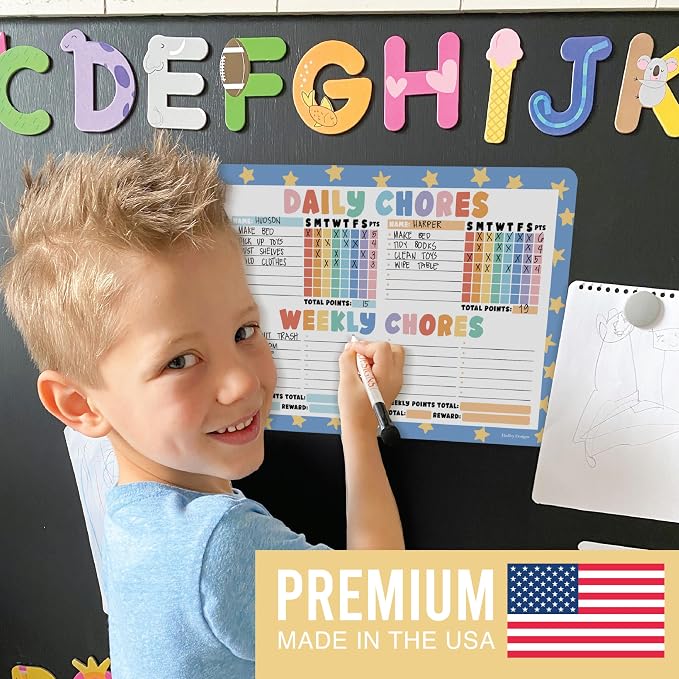 Magnetic Chore Chart for Kids Multiple Kids, Chore Board Adults and Teens - Image 4