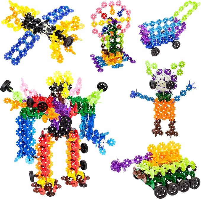 PicassoTiles Building Chips Construction Block 800 Pieces Creative Interlocking Disc Block Toy Set STEM Learning Toys for Early Education and Child Brain Development Kids Boys Girls Age 3 and Up PTF80 by PicassoTiles