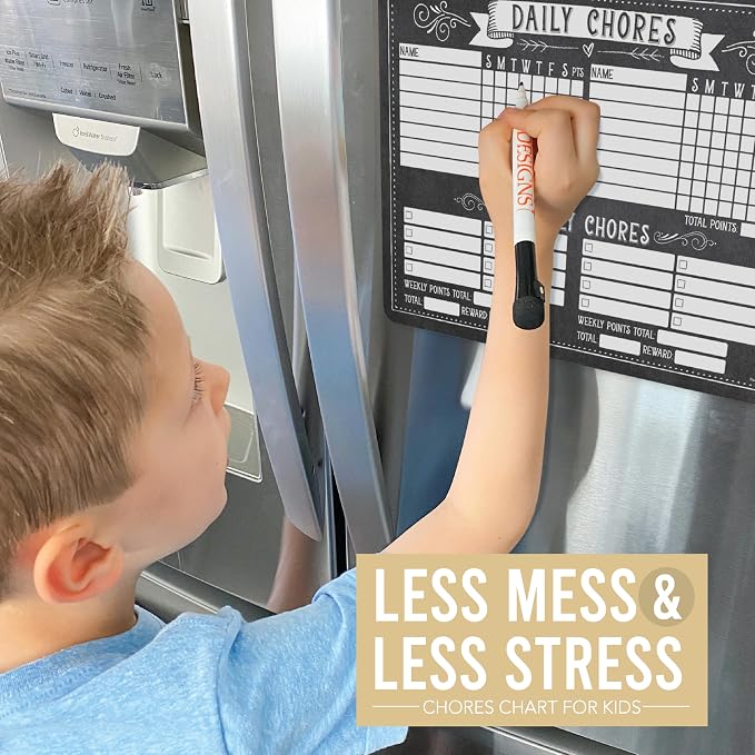 Magnetic Chore Chart for Kids Multiple Kids, Chore Board Adults and Teens - Image 5
