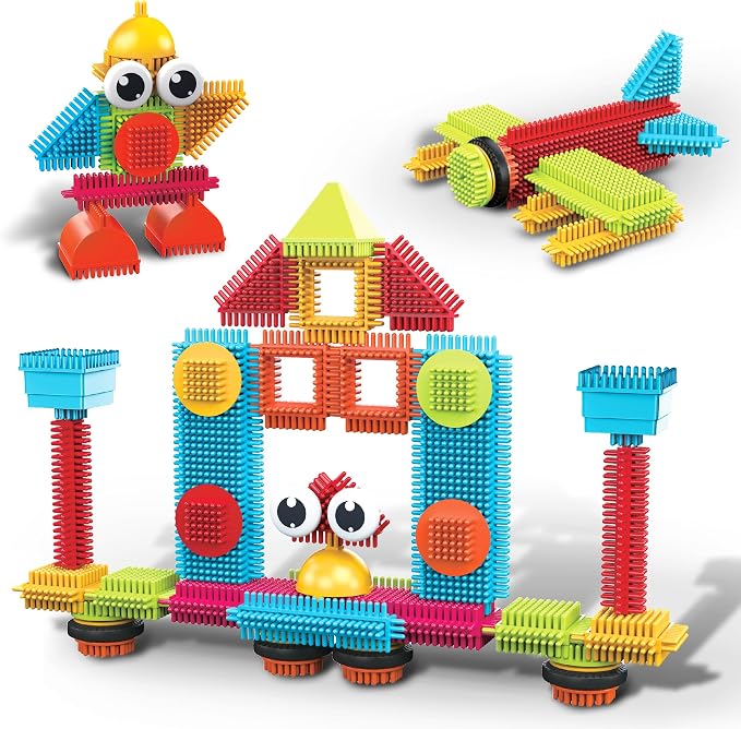 PicassoTiles Toys 41 piece Hedgehog Block Building Blocks Construction Toy Set w/IdeaBook Learning Playset None Magnetic STEM STEAM Educational Kit Child Brain Development Preschool Kindergarten PTB41 by PicassoTiles