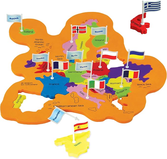Imagimake Mapology World Map Puzzle & Monuments of World Bundle | 3D Puzzles for Kids | Learn Wonders of the World, Country and Capitals for Kids Ages 5 6 7 8 9 10 11 12 13 Years - Image 5