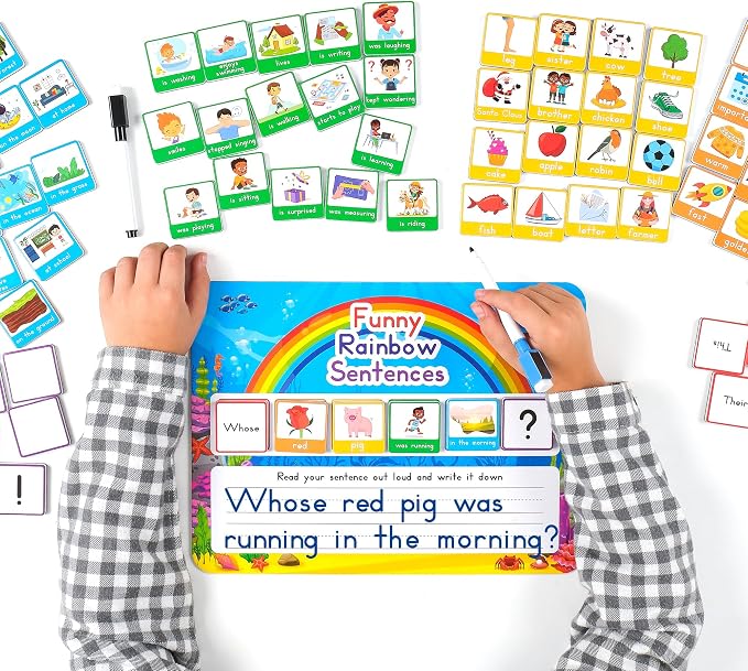 104 PCS Sentence Building for Kids Simply Magic - Sentence Building Magnets - Image 8