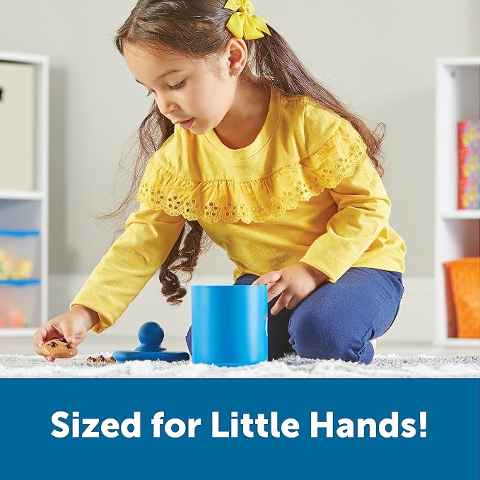 Learning Resources Smart Counting Cookies - Chocolate Chip Play Food, Preschool Activities, Toddler Sensory Toy, Play Kitchen Accessories, Sorting and Stacking, Fine Motor Numbers , Math Games - Image 5