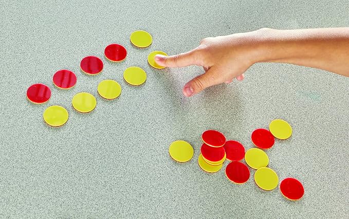 Learning Resources Two-Color Counters, Red/Yellow, Educational Counting, Sorting, and Patterning, Family Counters, Set of 200, Grades K+, Ages 5+ - Image 6