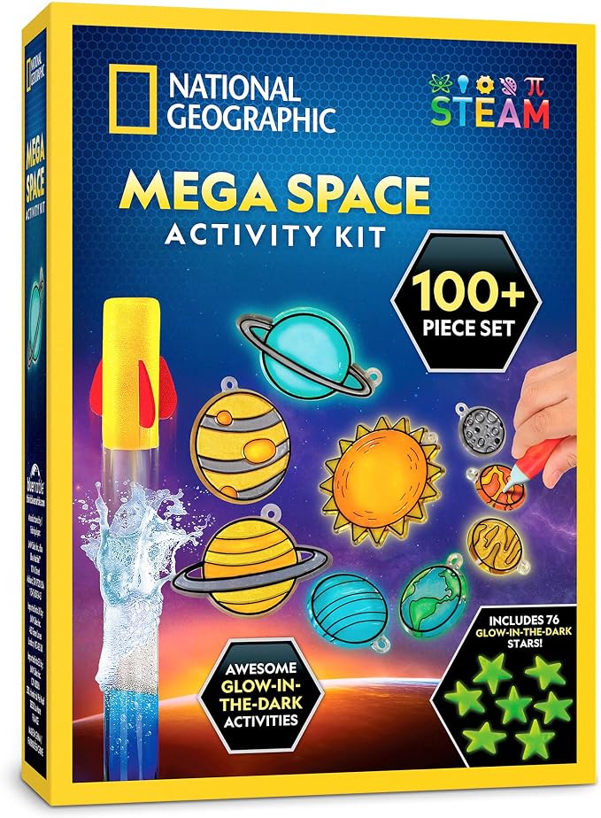 National Geographic Mega Space Science and Craft Activity Kit for Kids by BlueMarbleToys