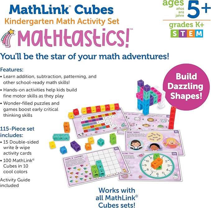 Learning Resources MathLink Cubes Activity Set: Fantasticals - Image 5