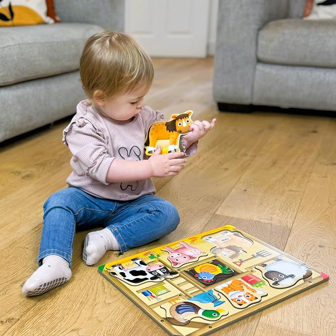 The Learning Journey: My First Lift & Learn - On The Farm – Early Active Puzzle Intellectual Development - Boys & Girls Puzzle Play Toddler Toys & Gifts for Ages 2-5 Award Winning - Image 4