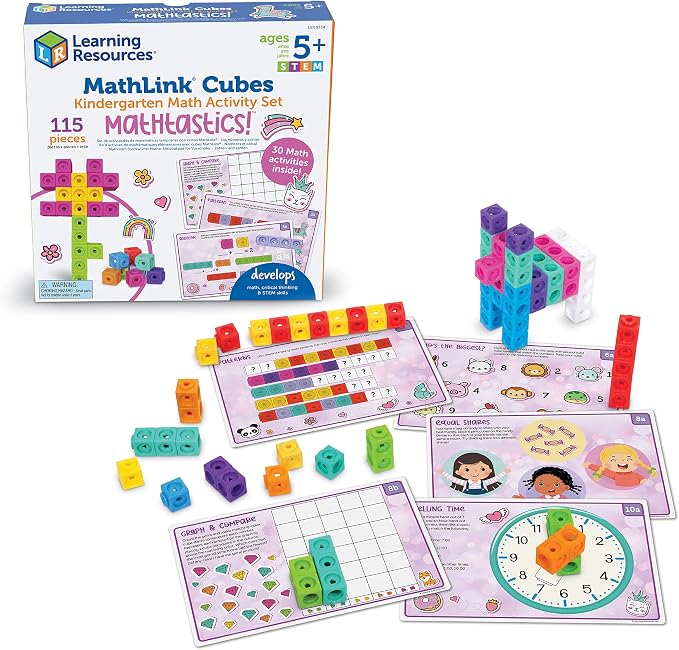 Learning Resources MathLink Cubes Activity Set: Fantasticals by LearningResources