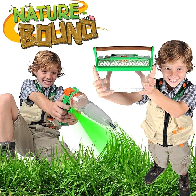 Nature Bound Bug Catcher Vacuum with Light Up Critter Habitat Case, Eco-Friendly Outdoor Toys for Kids, Includes Vacuum and Cage, Bug Vacuum for Kids Toy, Bug Catcher Vacuum - Image 6
