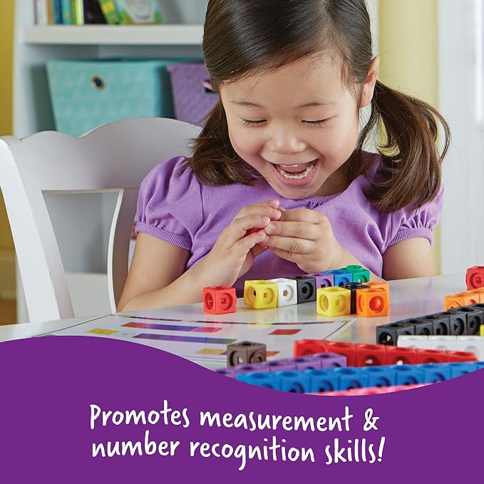 Learning Resources MathLink Cubes Early Math Activity Set - Image 5