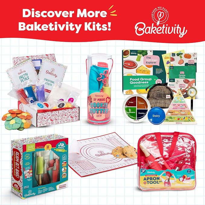 Baketivity Nutrition Explorer Kit STEM Learning Birthday Gifts for Kids - Image 8