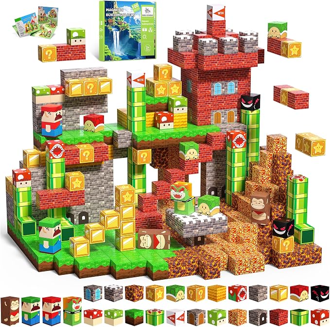 100PCS Magnetic Blocks, Building Cubes, Boys Kids Gifts Toys by SSAWER