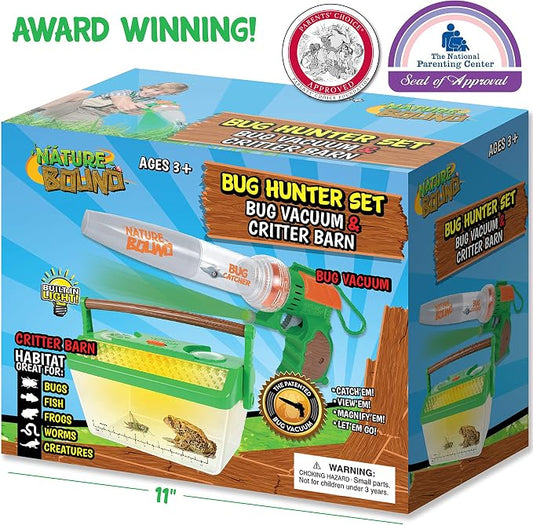 Nature Bound Bug Catcher Vacuum with Light Up Critter Habitat Case, Eco-Friendly Outdoor Toys for Kids, Includes Vacuum and Cage, Bug Vacuum for Kids Toy, Bug Catcher Vacuum - Image 2