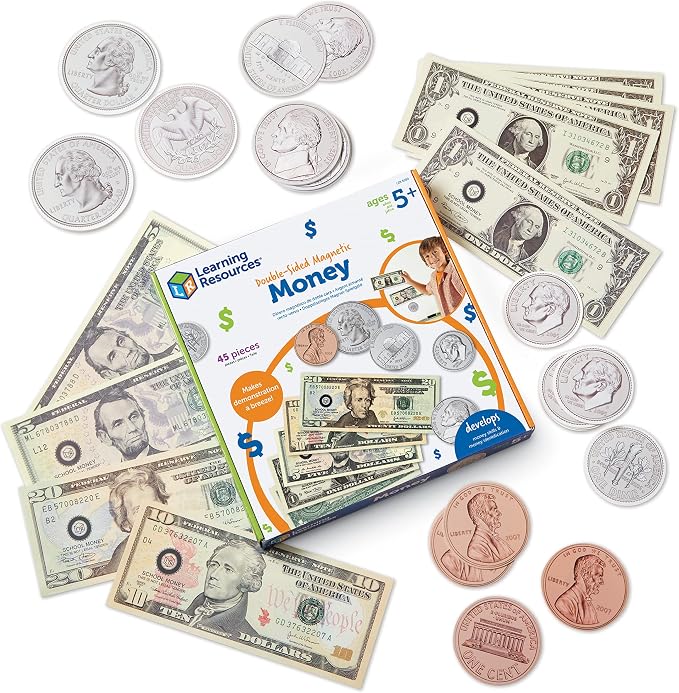 Learning Resources Double-Sided Magnetic Money by LearningResources