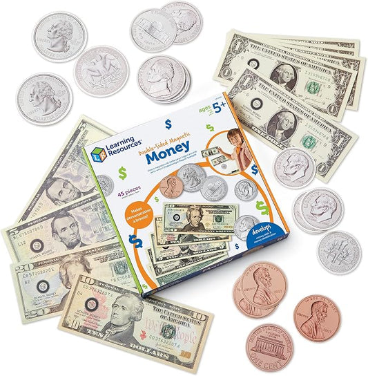 Learning Resources Double-Sided Magnetic Money by LearningResources
