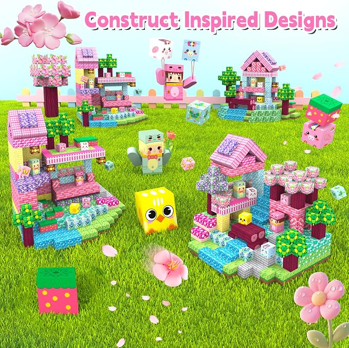 200PCS Magnetic Blocks Magnet Building Cubes STEM Toys for 3+kids Gifts - Image 3