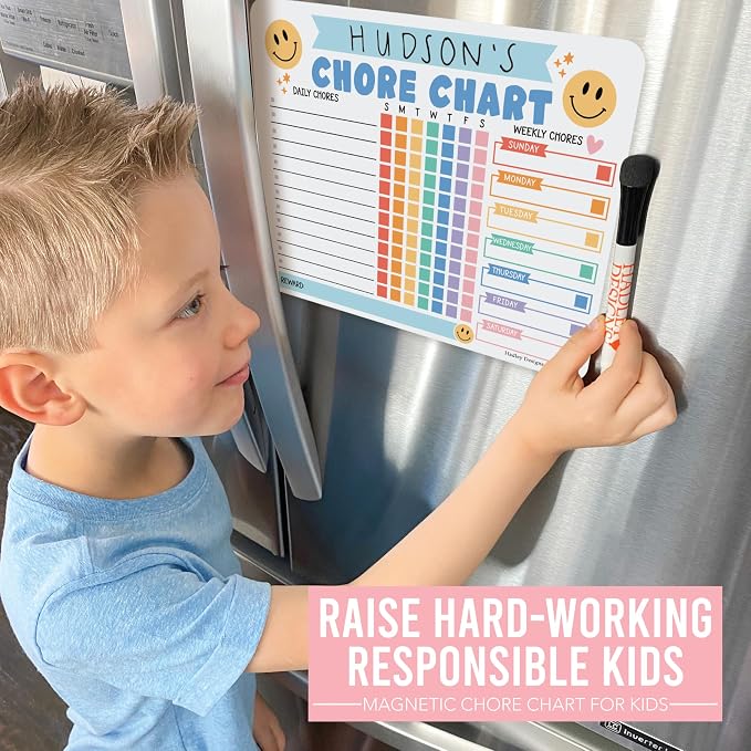 Magnetic Chore Chart for Kids Multiple Kids Chore Board for Home and School - Image 2