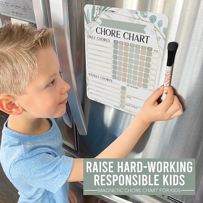 Magnetic Chore Chart for Kids Multiple Kids Chore Board for Home and School - Image 2