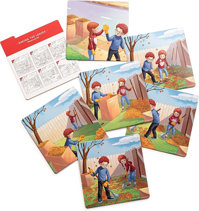 Sequence for Kids Cards, Speech Therapy Materials, Homeschool SEL, Autism, Tell A Story Picture Cards, Social Skills, Picture Cards, ESL, ELL - Image 9