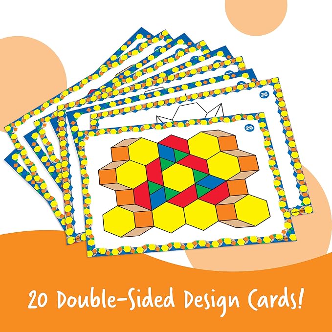 Learning Resources Pattern Block Activity Set - Image 2