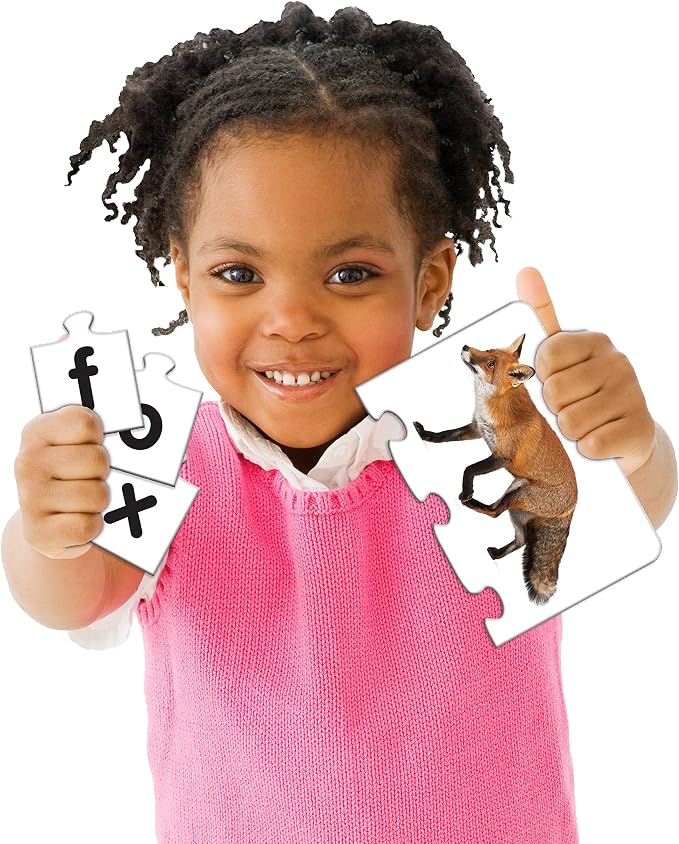 The Learning Journey: Match It! - Letters - 20 Piece Self-Correcting Spelling Puzzles for Three Letter Words with Matching Images - Learning to Read Games for Ages 4 and Up - Award Winning Toys - Image 6