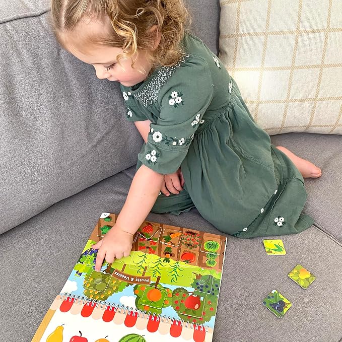 BenBen Busy Book for Toddlers 3-5, Pre-Assembled, 30 Pages, Airplane Toys - Image 9