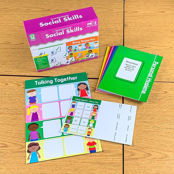 Key Education Publishing Social Skills Activities for Kids, 15 File Folder Games With Social Emotional Learning Activities, Emotional Regulation Tools for kids Preschool to Grade 2 - Image 5