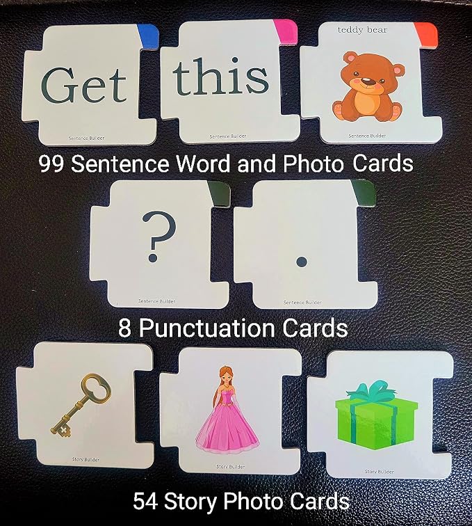 Sentence Builder and Story Builder 2 Games in 1 and Mad Skillz A Thoughts and Emotions Sentence Completion Card Game for Taking Control of Feelings Emotions Autism ADHD - Image 4