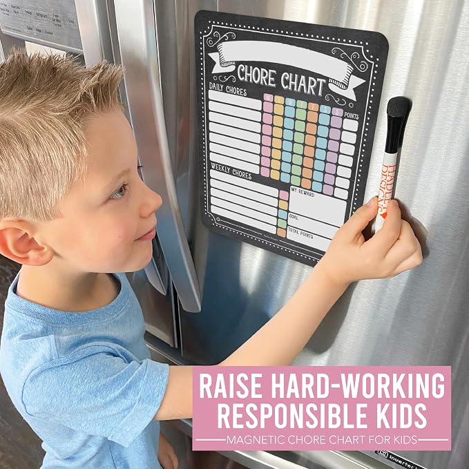 Magnetic Chore Chart for Kids Multiple Kids Chore Board for Home and School - Image 2