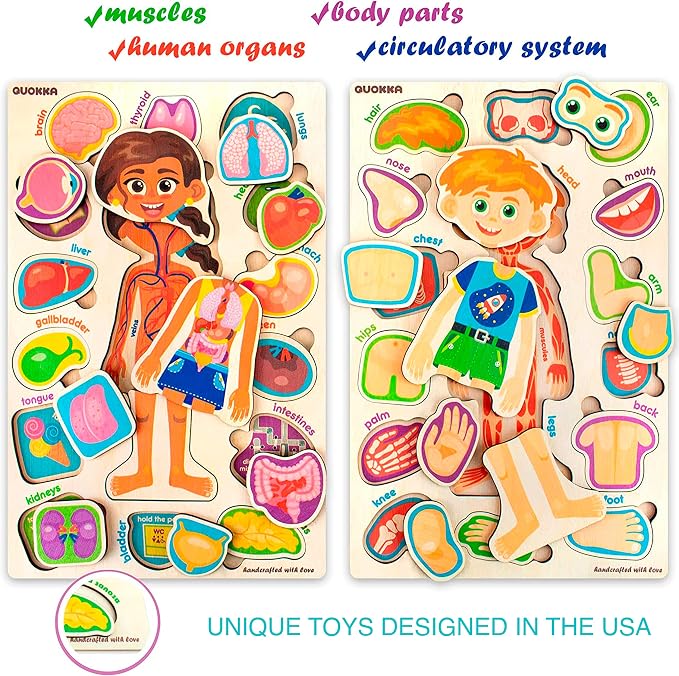 Montessori Puzzles for Toddlers 3-5 - Educational Puzzles for Kids - Image 2