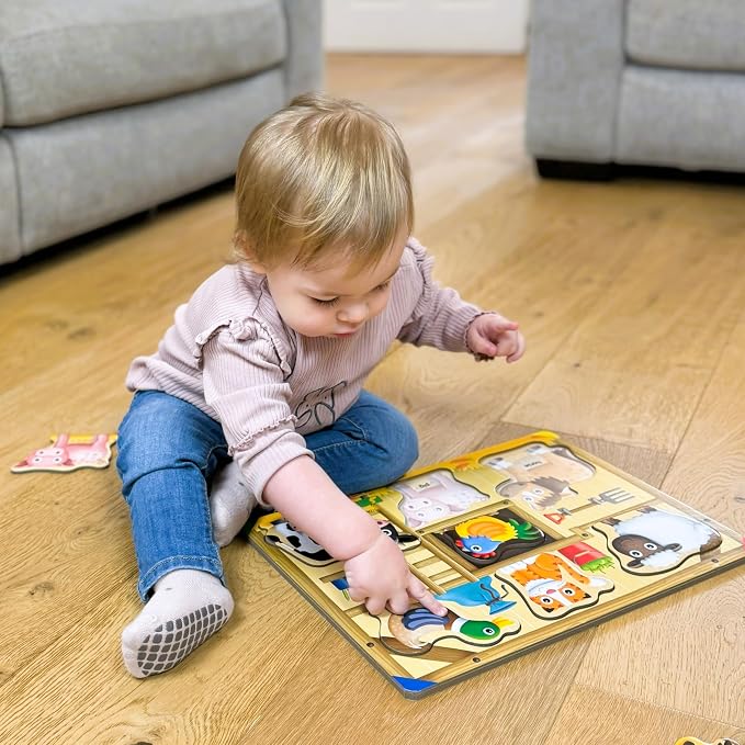The Learning Journey: My First Lift & Learn - On The Farm – Early Active Puzzle Intellectual Development - Boys & Girls Puzzle Play Toddler Toys & Gifts for Ages 2-5 Award Winning - Image 3