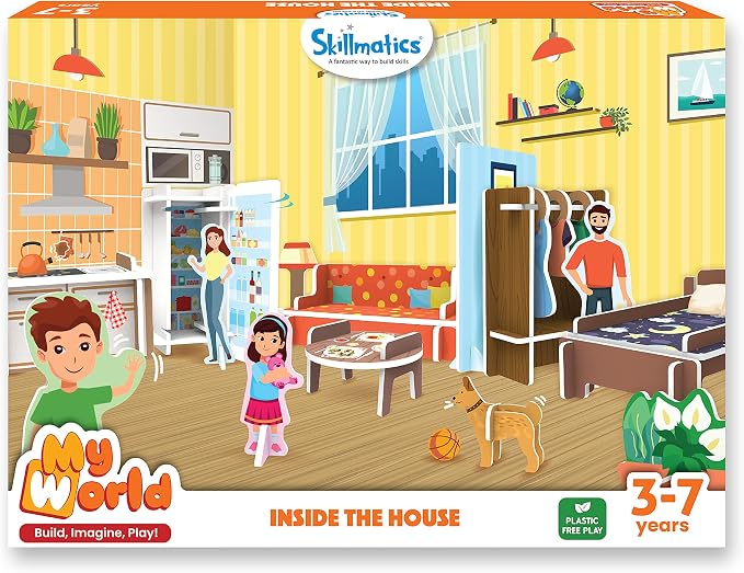 Skillmatics My World – Inside The House, STEM Building Playset by Skillmatics
