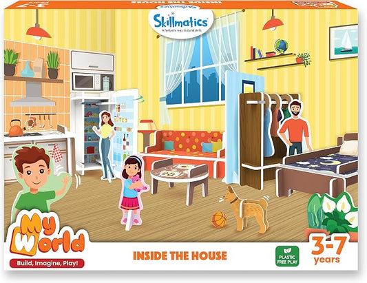Skillmatics My World – Inside The House, STEM Building Playset by Skillmatics