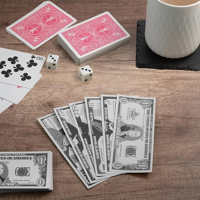 Play Money - 200Pcs $1, $5, $10, $20, $50 & $100 Bills Pretend for Kids - Image 5