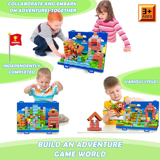 120PCS Magnetic Blocks, Magnetic Building Blocks Cubes, STEM Toy for Kid - Image 6