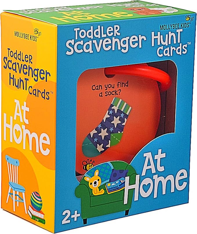 MOLLYBEE KIDS Toddler Scavenger Hunt Cards at Home, Toddler Activity, Ages 2, 3, Indoor Scavenger Hunt Game - Image 2