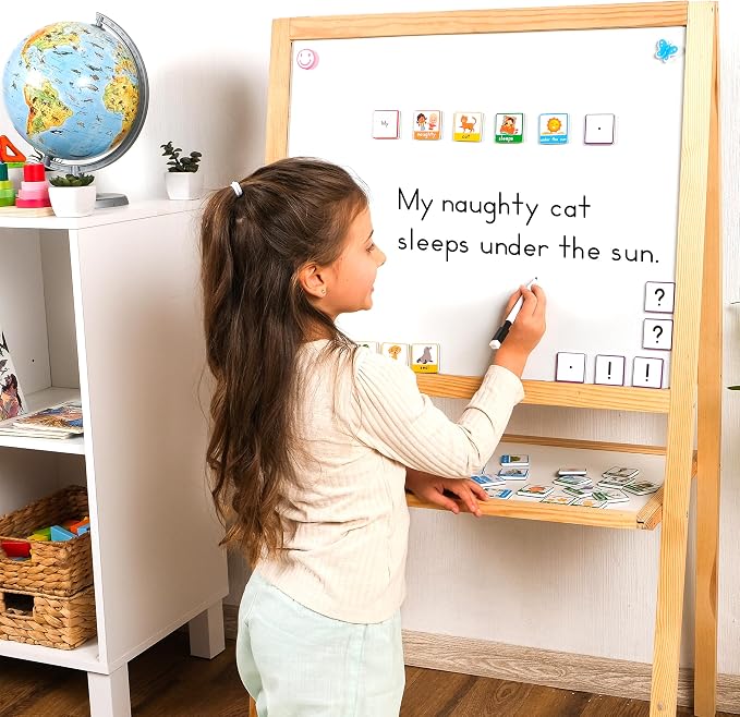 110 PCS Sentence Building Kit for Kids, Speech Speak Spell – Simply Magic - Image 4